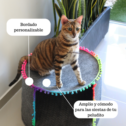 Hamaca Camarote para gato Cubierto