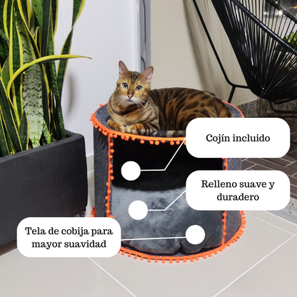 Hamaca Camarote para gato Cubierto